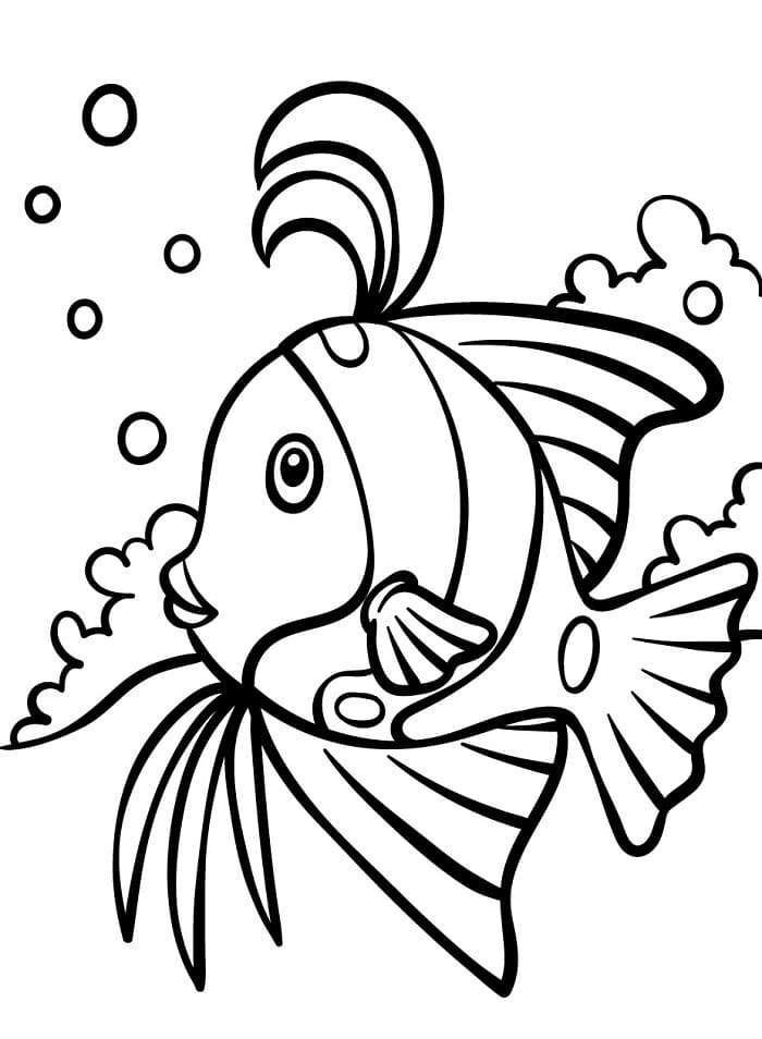 Ein Fisch ausmalbilder