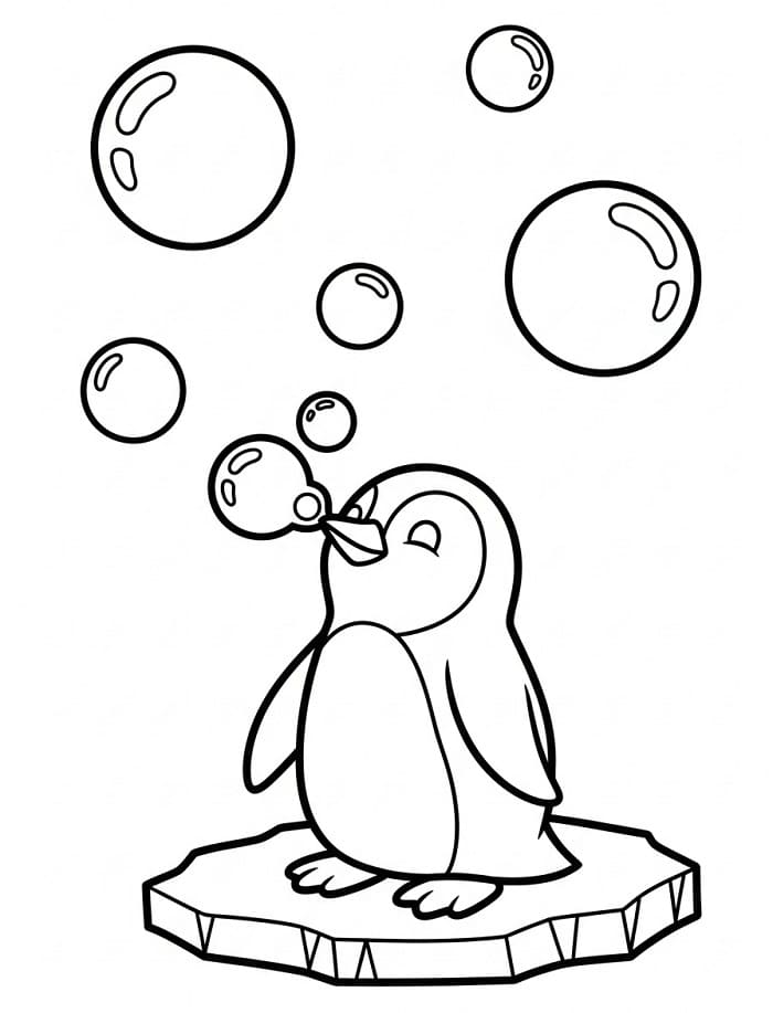Ein Pinguin ausmalbilder