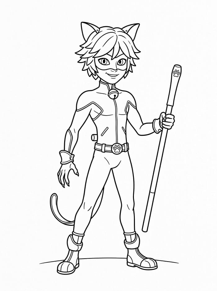Einfache Miraculous Ladybug ausmalbilder