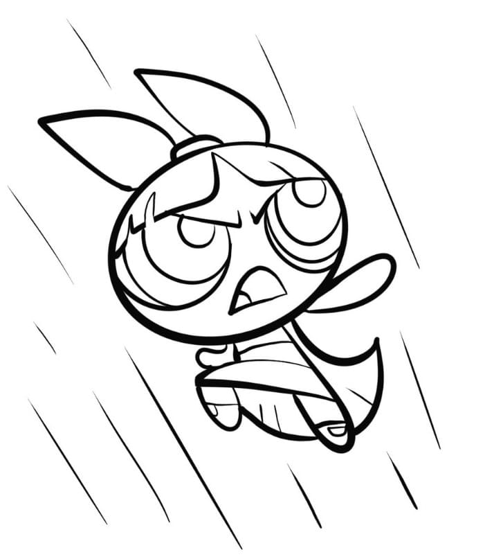 Einfache Powerpuff Girls ausmalbilder