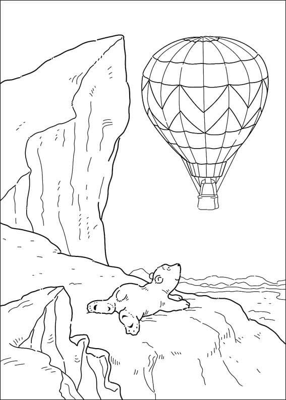 Einfacher Der kleine Eisbär ausmalbilder