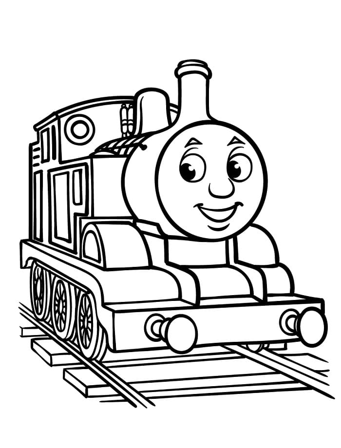 Einfacher Thomas ausmalbilder