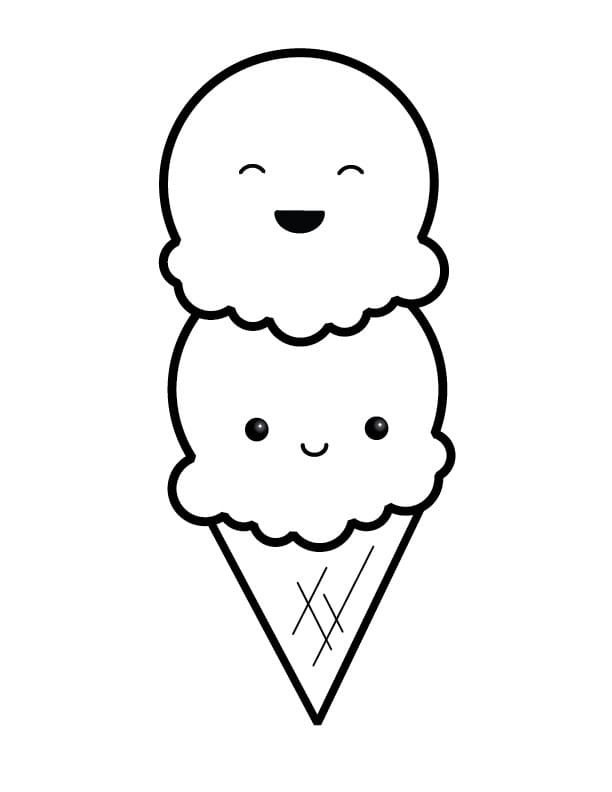 Eis für 3-jährige Kinder ausmalbilder