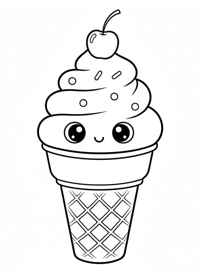 Eis für Kinder ausmalbilder