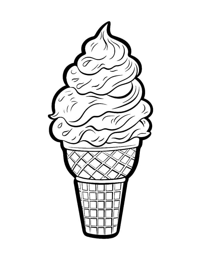 Eis gratis ausmalbilder