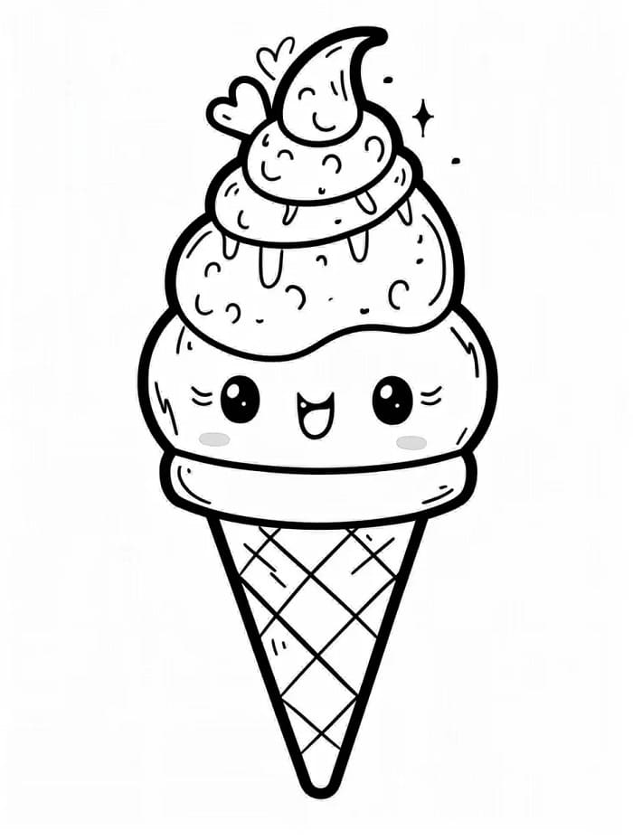 Eis kostenlos ausdruckbar ausmalbilder