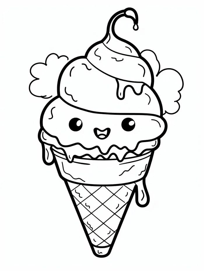 Eis zum Drucken ausmalbilder