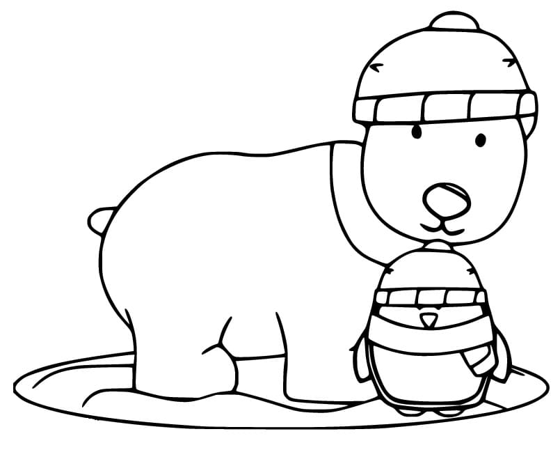 Eisbär Ausmalbild ausmalbilder