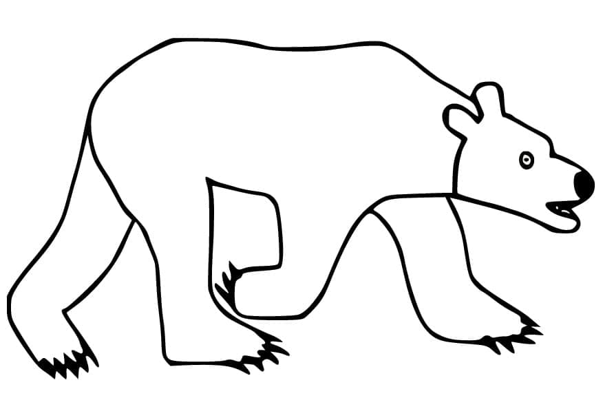 Eisbär als Tier ausmalbilder