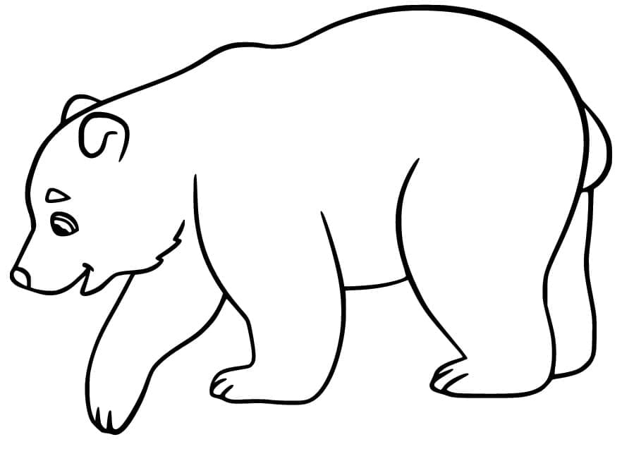 Eisbär kostenlos ausmalbilder