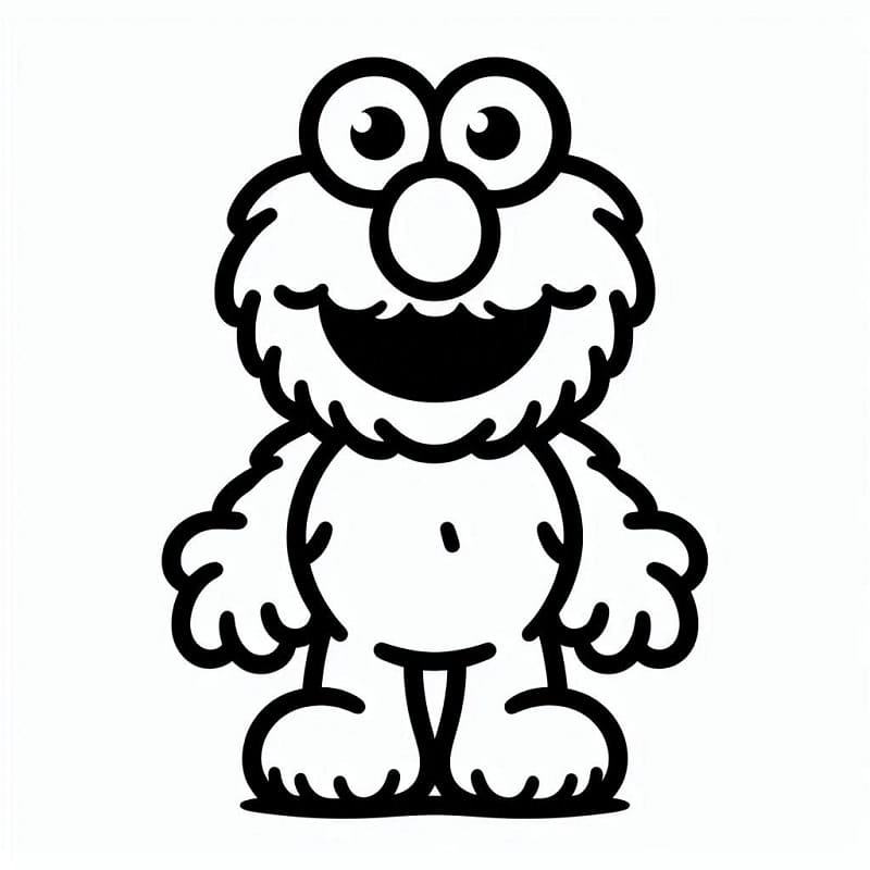 Elmo Bild ausmalbilder