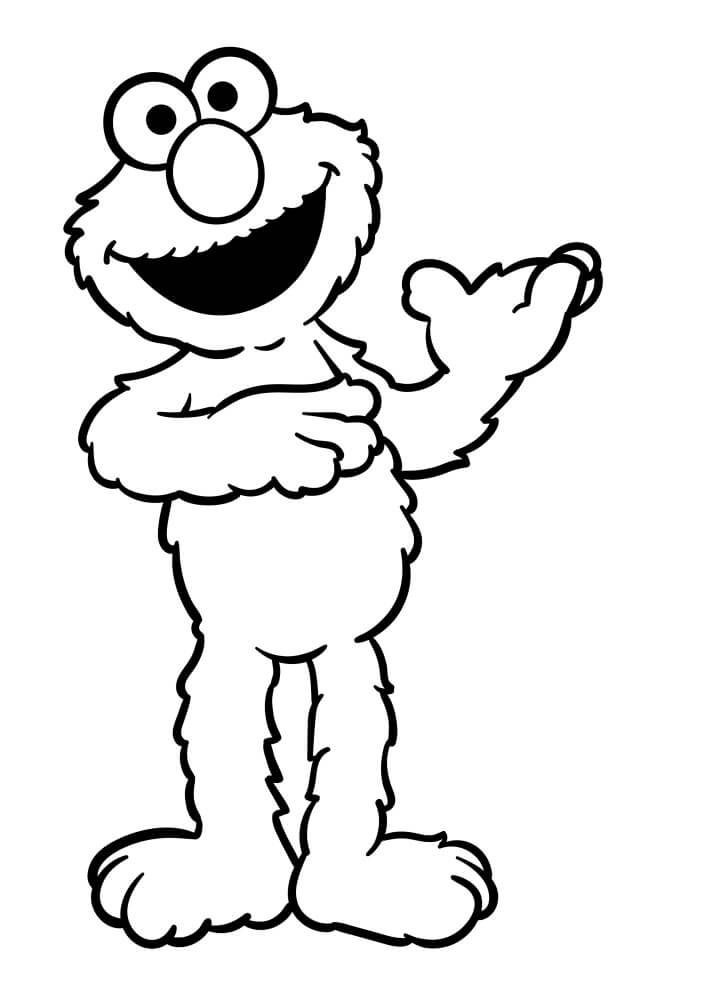 Elmo für 1-jährige Kinder ausmalbilder