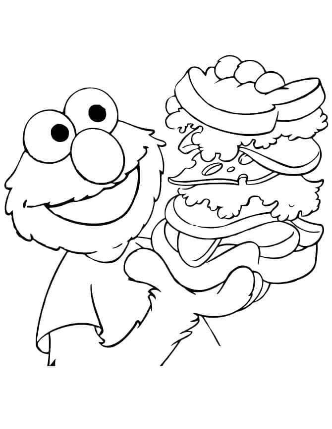 Elmo gratis ausmalbilder