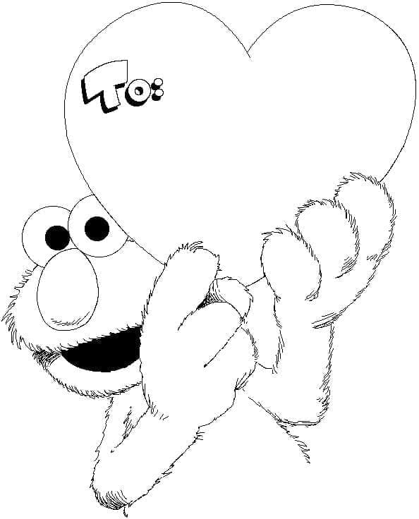 Elmo kostenlos ausmalbilder