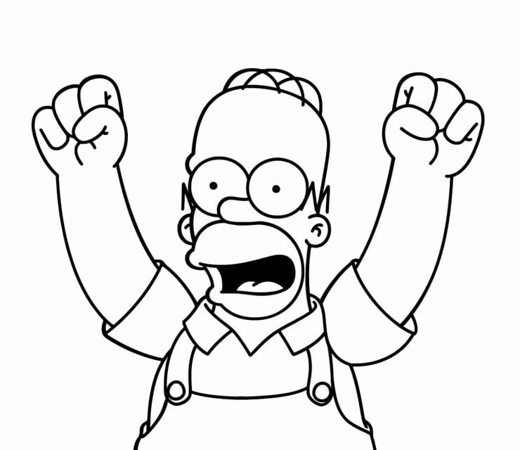 Erstaunliche Simpsons ausmalbilder