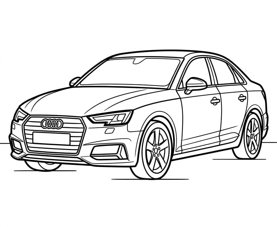 Erstaunlicher Audi ausmalbilder