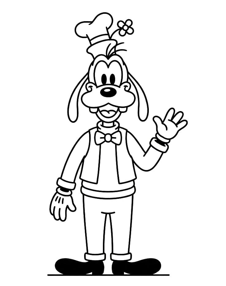Erstaunlicher Goofy ausmalbilder