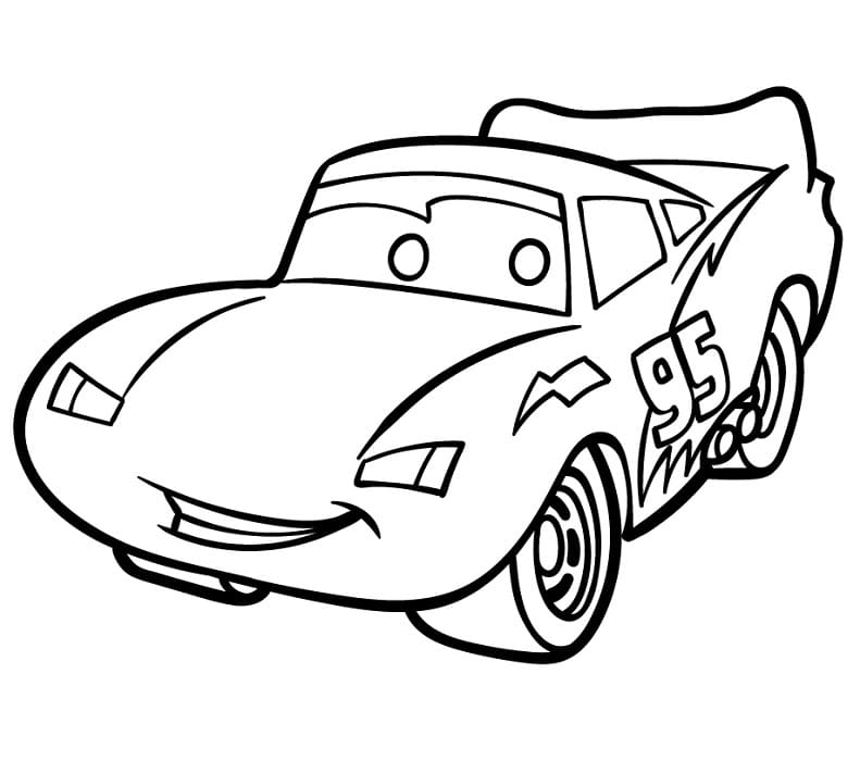 Erstaunlicher Lightning McQueen ausmalbilder