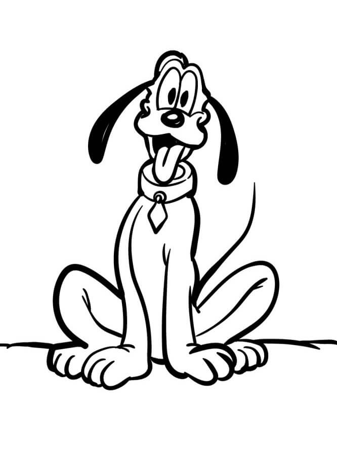 Erstaunlicher Pluto ausmalbilder