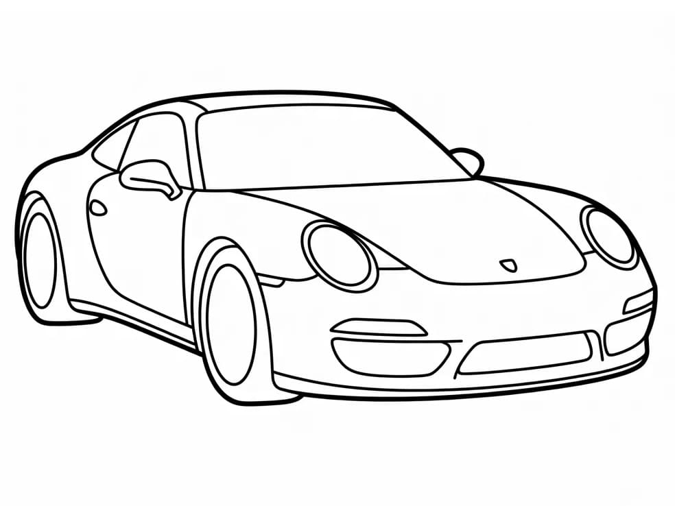 Erstaunlicher Porsche ausmalbilder