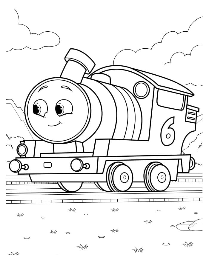 Erstaunlicher Thomas ausmalbilder