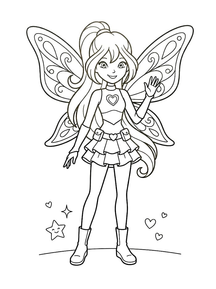 Erstaunlicher Winx Club ausmalbilder
