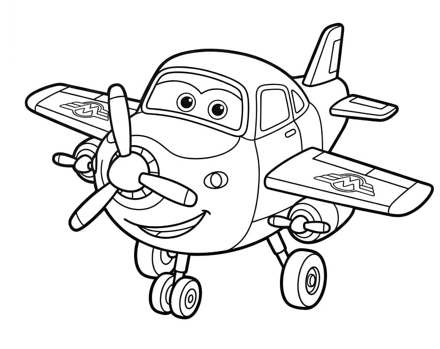 Fantastische Super Wings ausmalbilder
