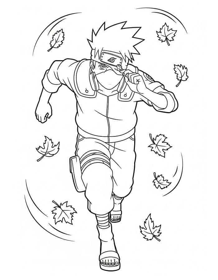 Fantastischer Kakashi ausmalbilder