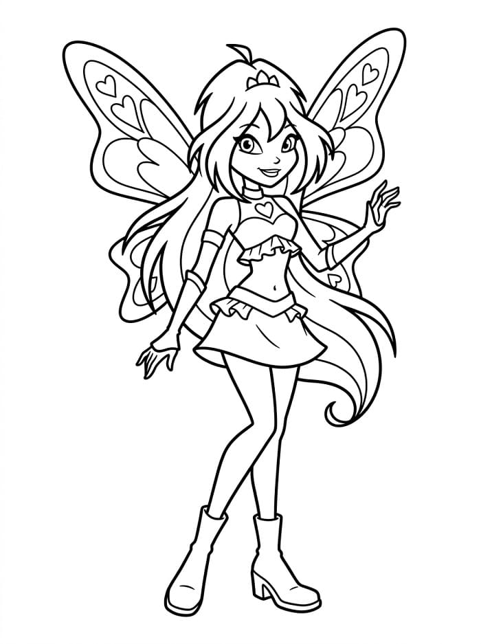 Fantastischer Winx Club ausmalbilder