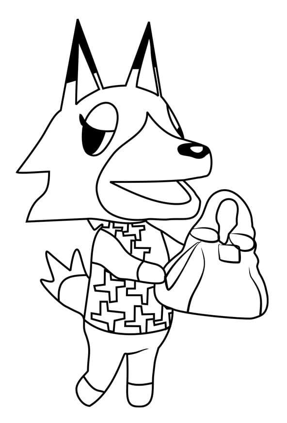 Fantastisches Animal Crossing ausmalbilder