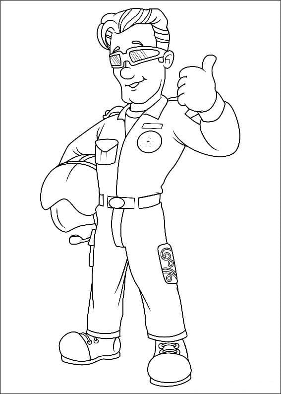 Feuerwehrmann Sam 2 ausmalbilder