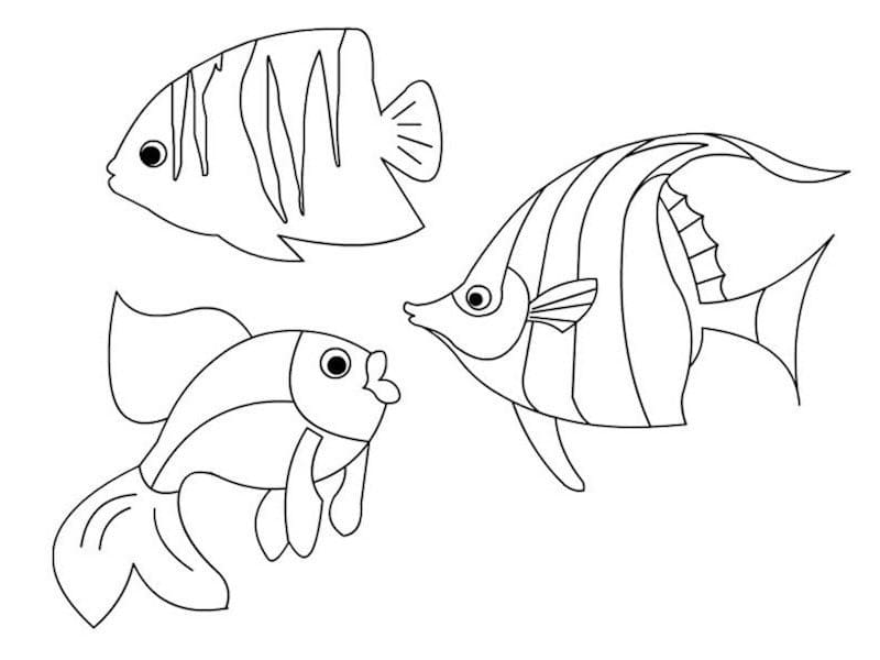 Fisch 4 ausmalbilder