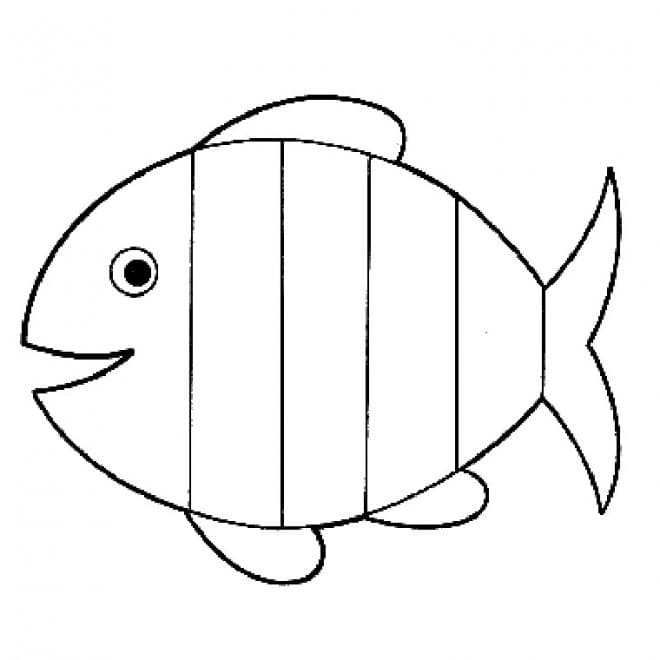 Fisch für 5-jährige Kinder ausmalbilder