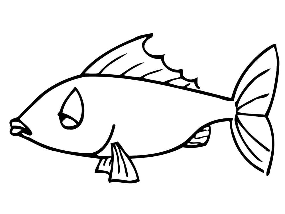 Fisch für 6-jährige Kinder ausmalbilder