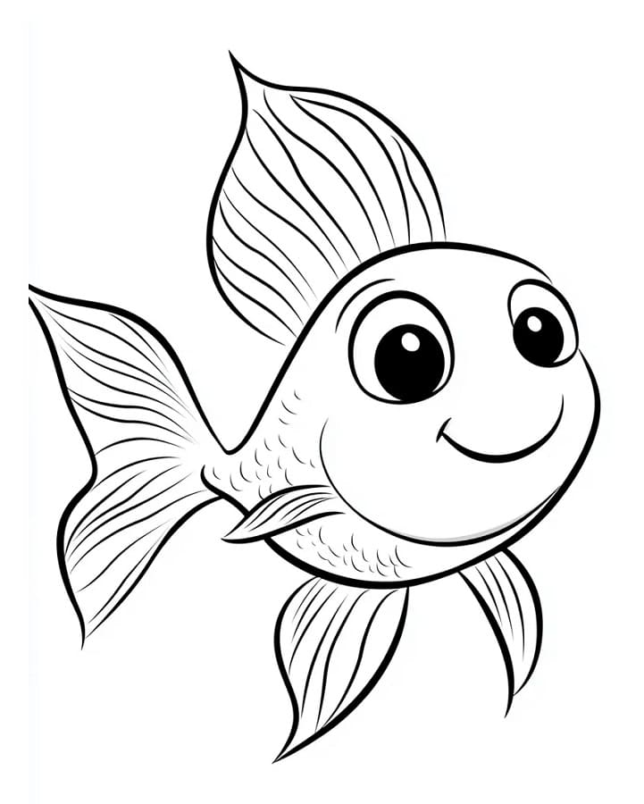 Fisch gratis ausmalbilder