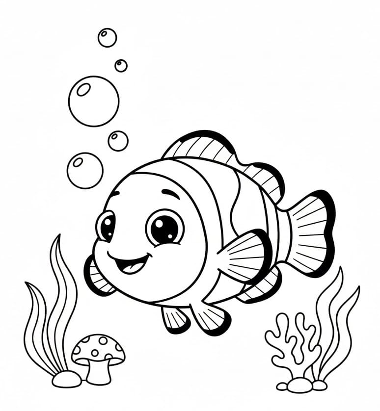 Fisch ausmalbilder