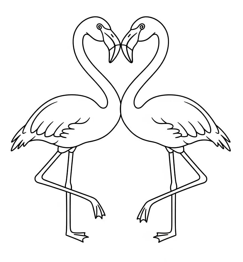 Flamingo Bild ausmalbilder