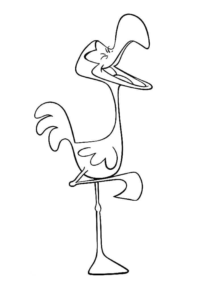 Flamingo für 4-jährige Kinder ausmalbilder