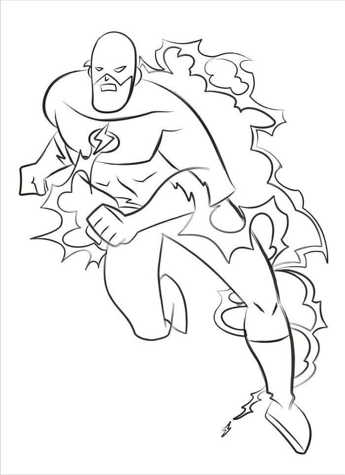 Flash ausdruckbar ausmalbilder
