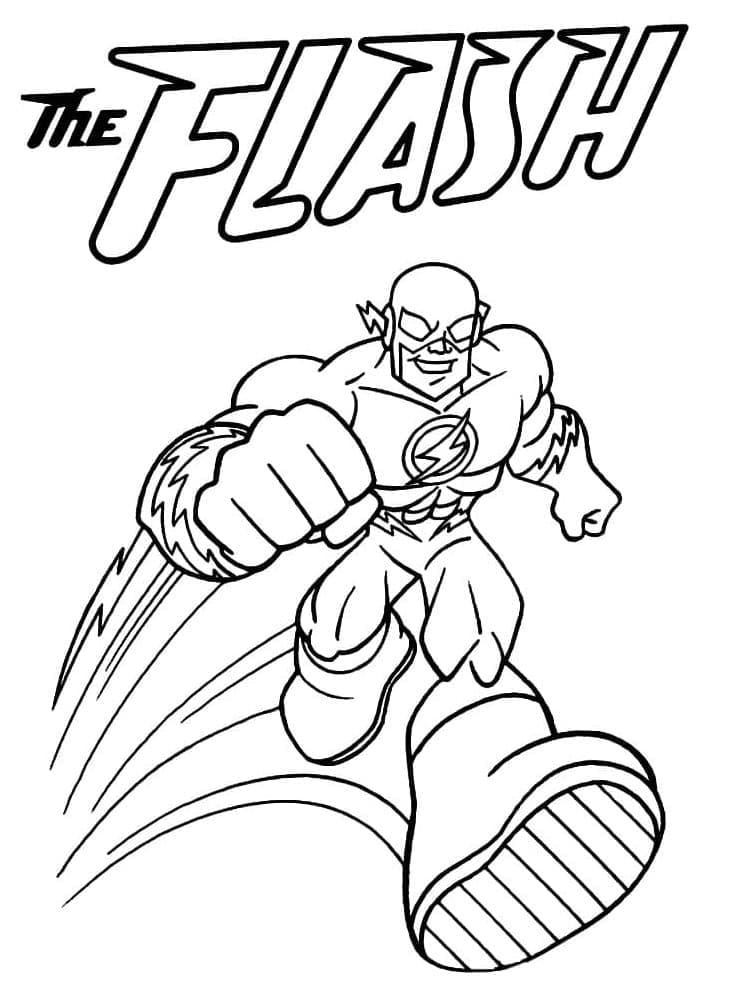 Flash für Kinder ausmalbilder