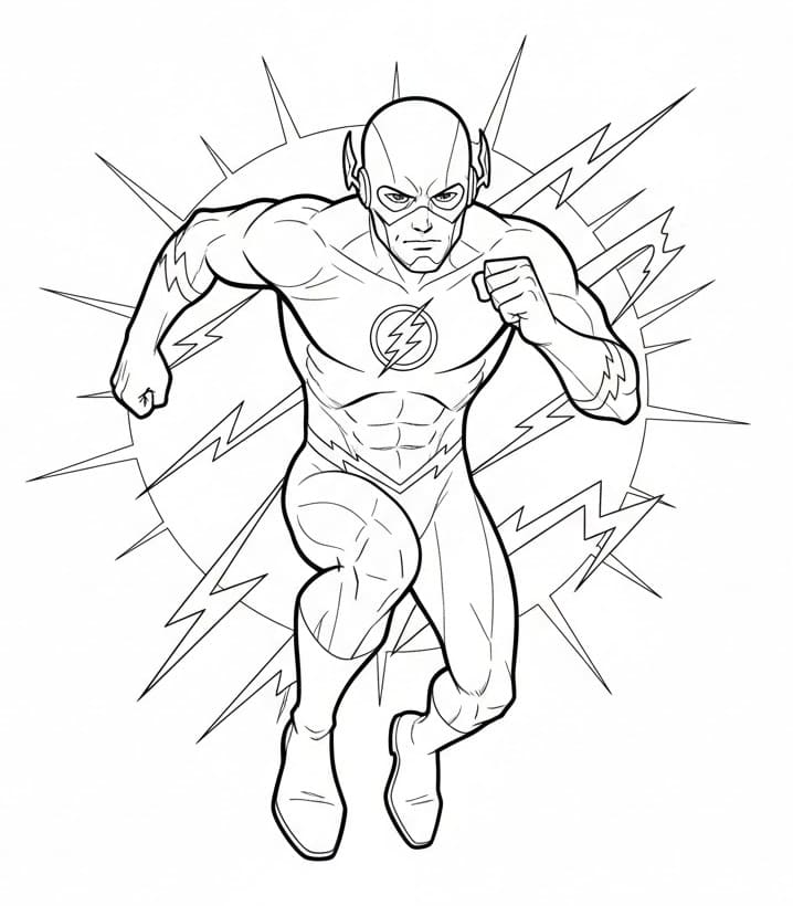 Flash kostenlos ausmalbilder