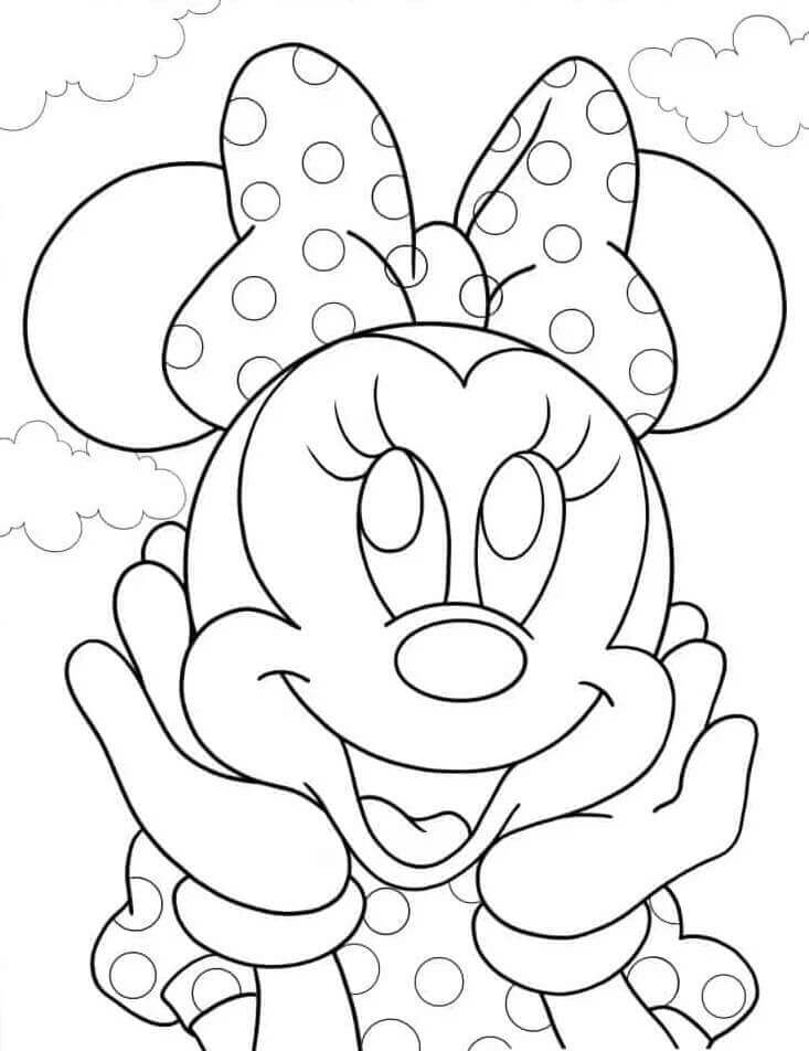 Minnie Maus ausmalbilder