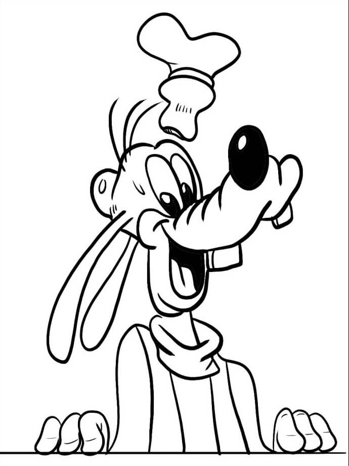 Goofy für 1-jährige Kinder ausmalbilder