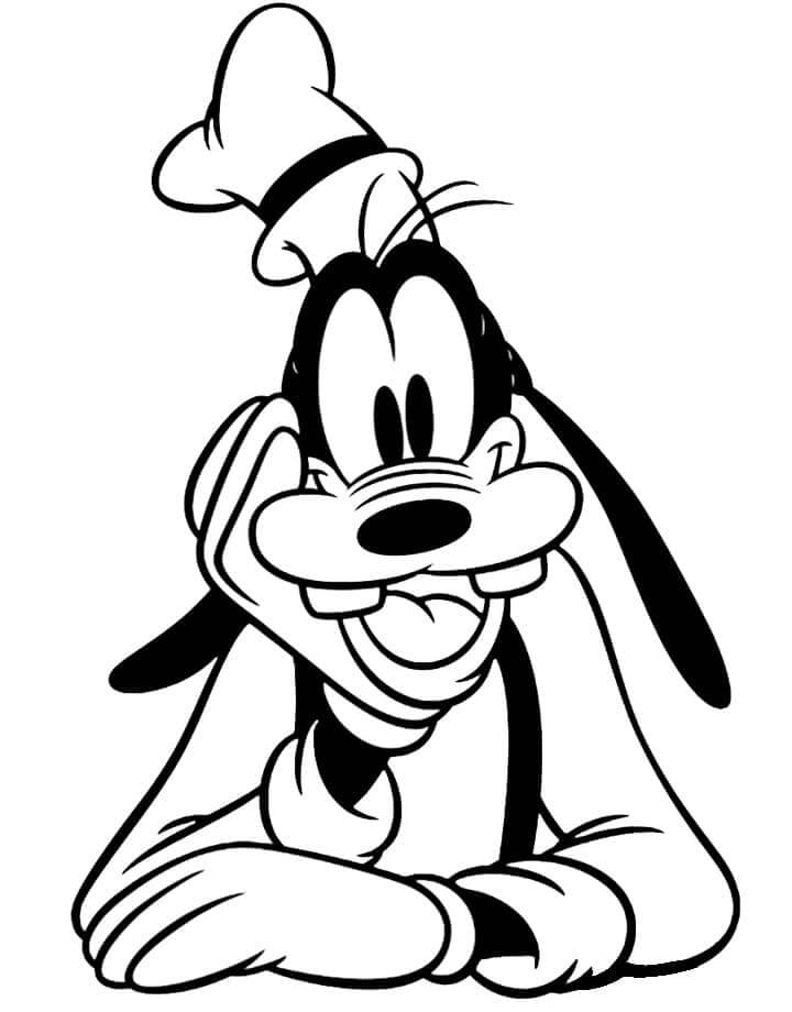 Goofy für Kinder ausmalbilder