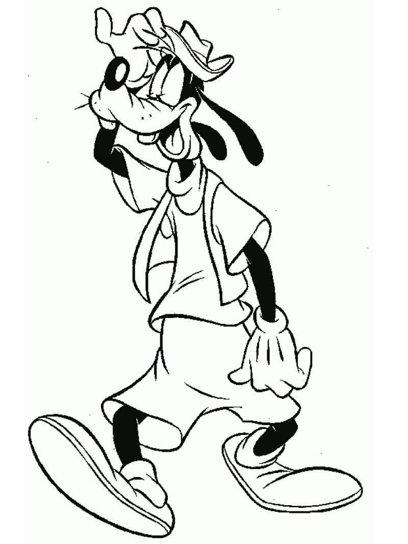 Goofy zum Ausdrucken ausmalbilder