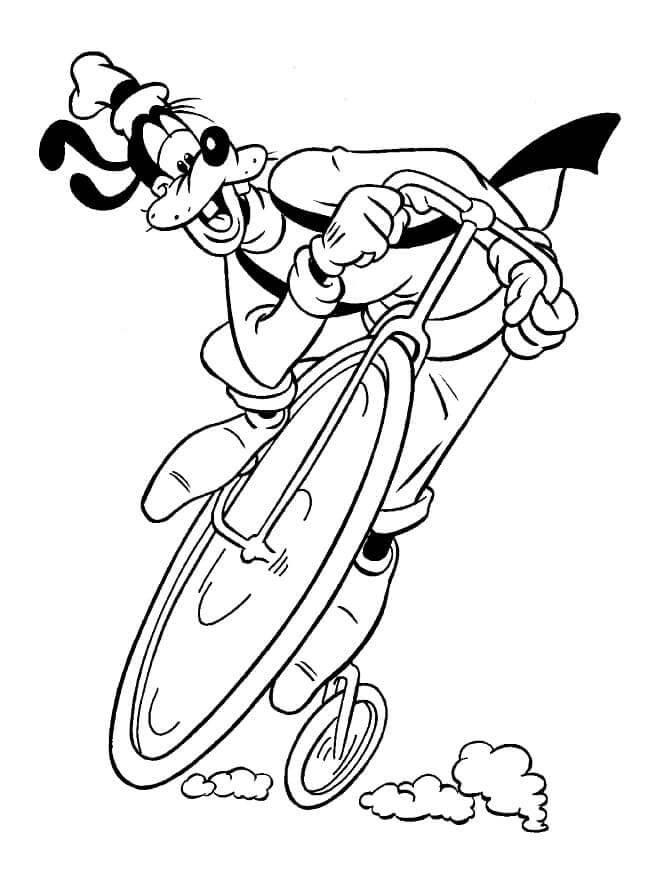 Goofy zum Drucken ausmalbilder