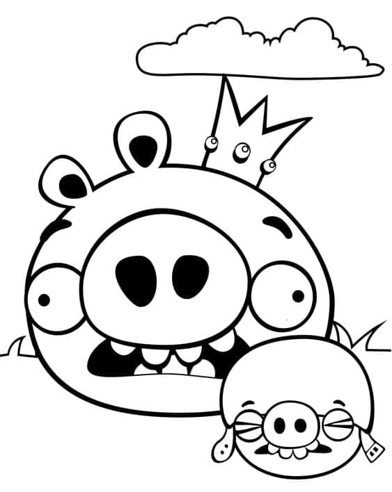 Gratis Angry Birds für Kinder ausmalbilder