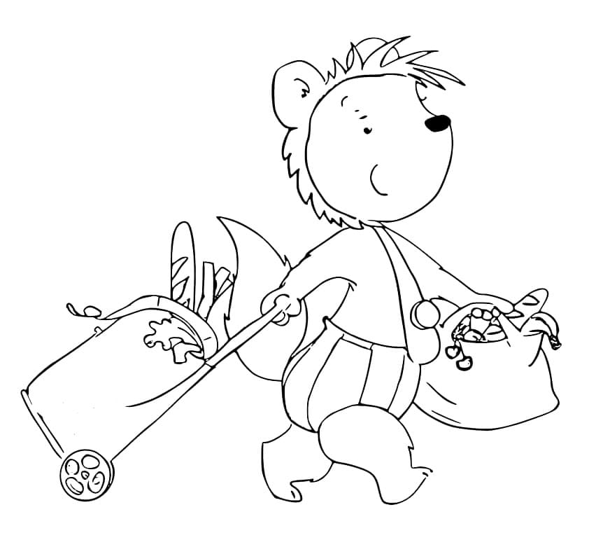 Gratis Bobo Siebenschläfer für Kinder ausmalbilder