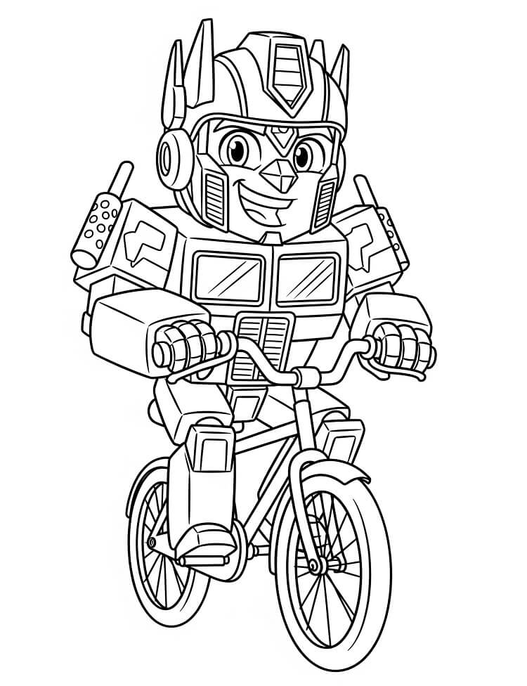 Gratis Optimus Prime für Kinder ausmalbilder