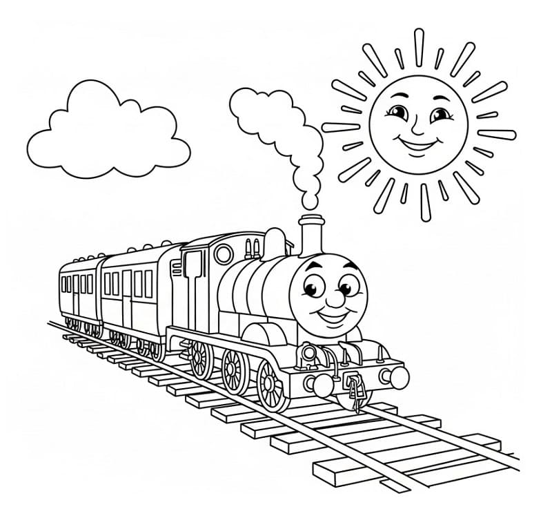 Gratis Thomas für Kinder ausmalbilder